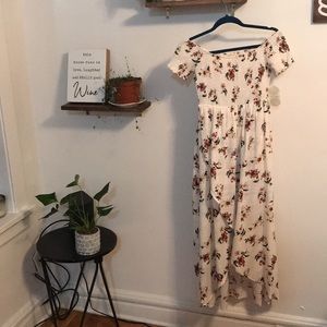 Floral Off the Shoulder Altar’d State Dress
